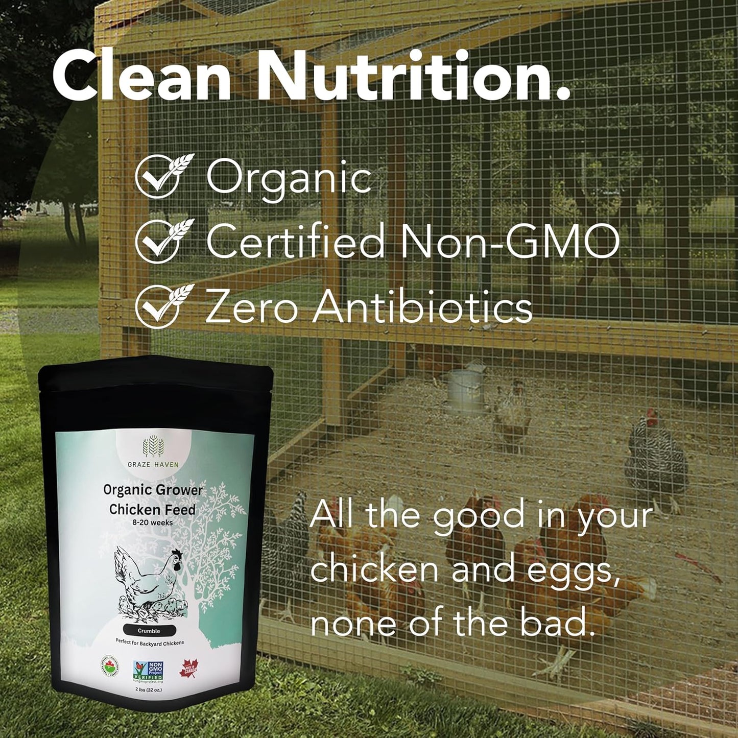 Organic Grower Chicken Feed