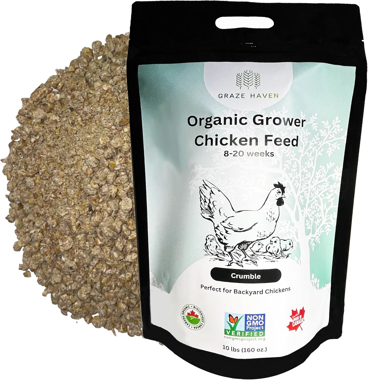 Organic Grower Chicken Feed – Graze Haven