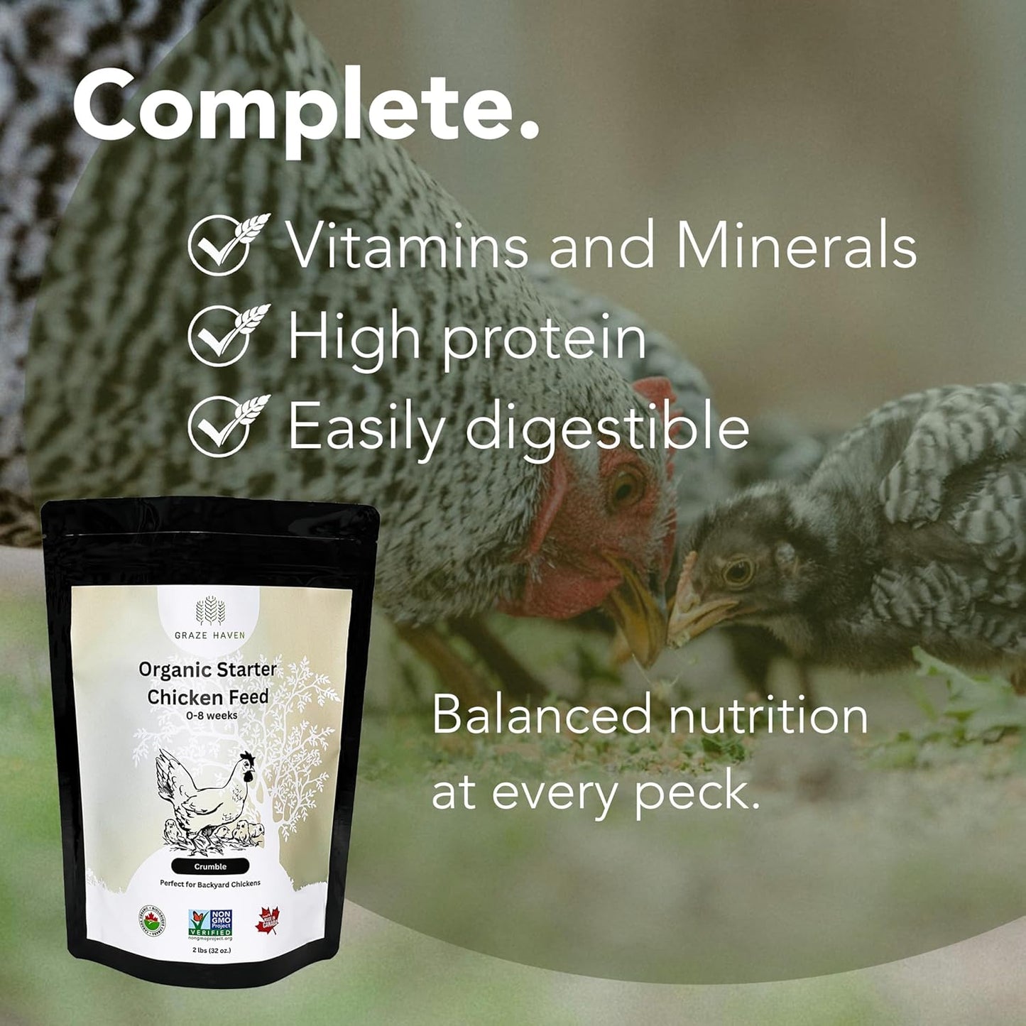 Organic Starter Chicken Feed